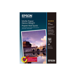 EPSON S041256 Matte heavyweight  papier inkjet 167g/m2 A4 50 feuilles pack de 1 one-sided