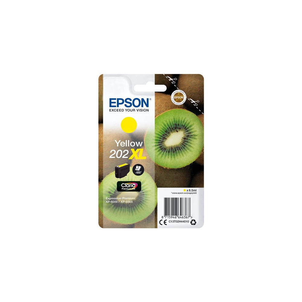 EPSON 4LB Singlepack Yellow 202XL Kiwi Clara Premium Ink