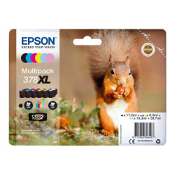EPSON 1LB Multipack 6-farbig 378XL Squirrel Clara Phto HD Ink