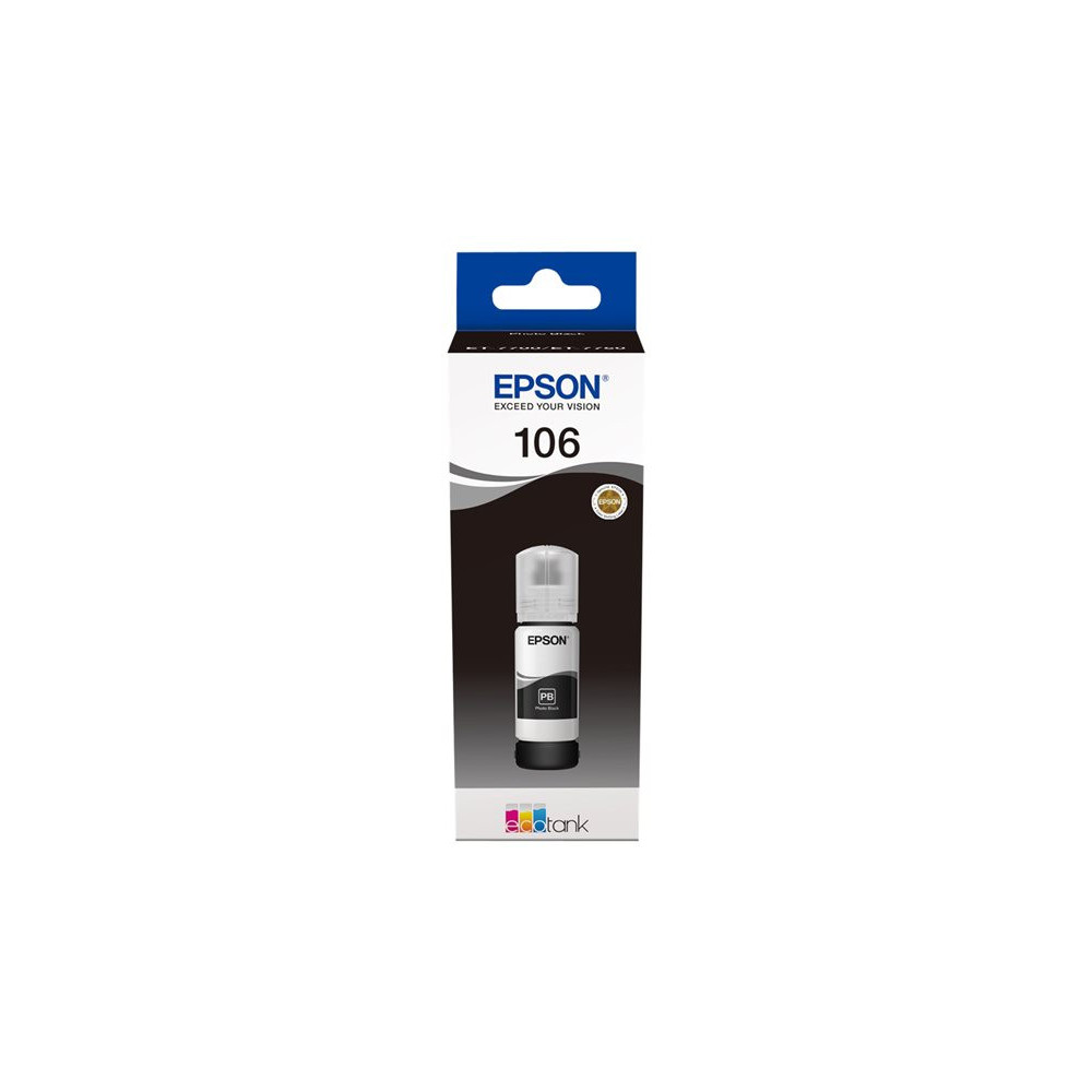 EPSON 5LB 106 EcoTank Photo Black ink bottle