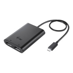 I-TEC USB C to Dual DisplayPort VideoAdapter 2xDisplayPort 4K Ultra HD compatible with Thunderbolt 3