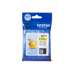 BROTHER LC3211Y Yellow ink cartridge with a capacity of 200 pages