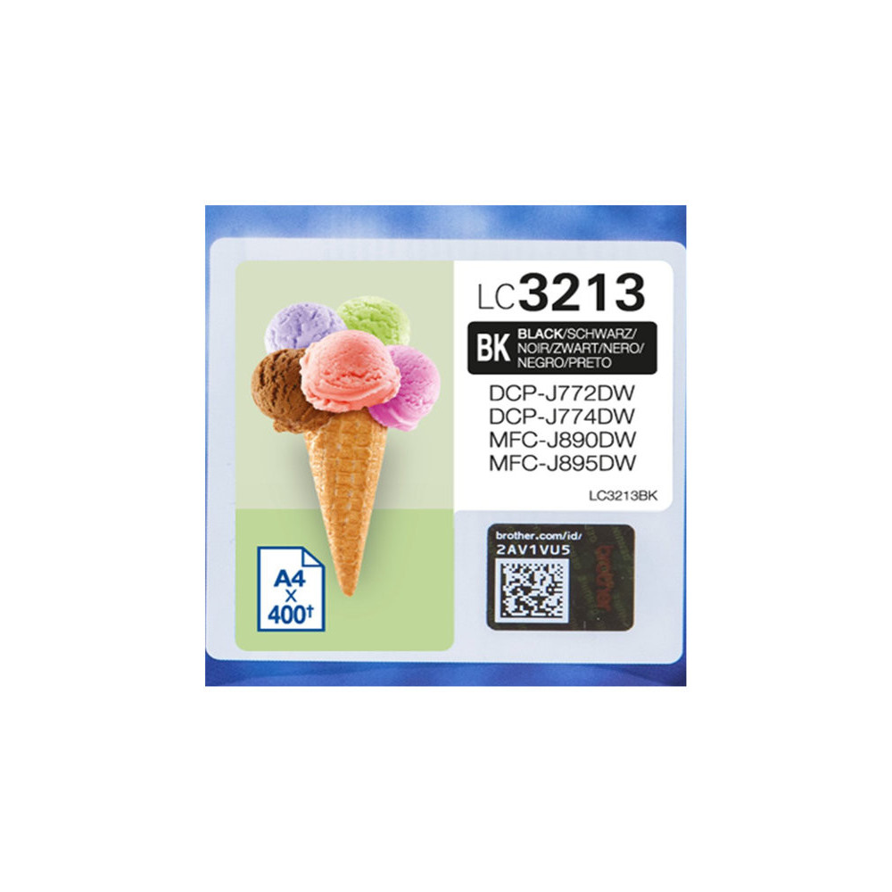 BROTHER LC3213BK High capacity 400-page black ink cartridge