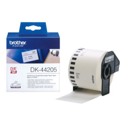 BROTHER P-TOUCH DK-44205 removable blanc thermal  papier 62mm x 30.48m