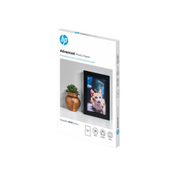 HP original Q8691A Advanced glossy photo paper Ink cartridge 250g/m2 100x150mm 25 sheets 1-pack borderless