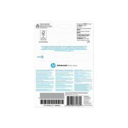 HP original Q8692A Advanced glossy photo paper Ink cartridge 250g/m2 100x150mm 100 sheets 1-pack borderless