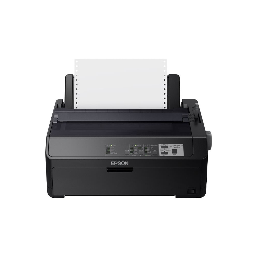 EPSON FX 890II Printer Mono B/W dot-matrix Roll 21.6cm JIS B4 254mm width 240x144dpi 9 pin 738 char/sec parallel USB 2.0
