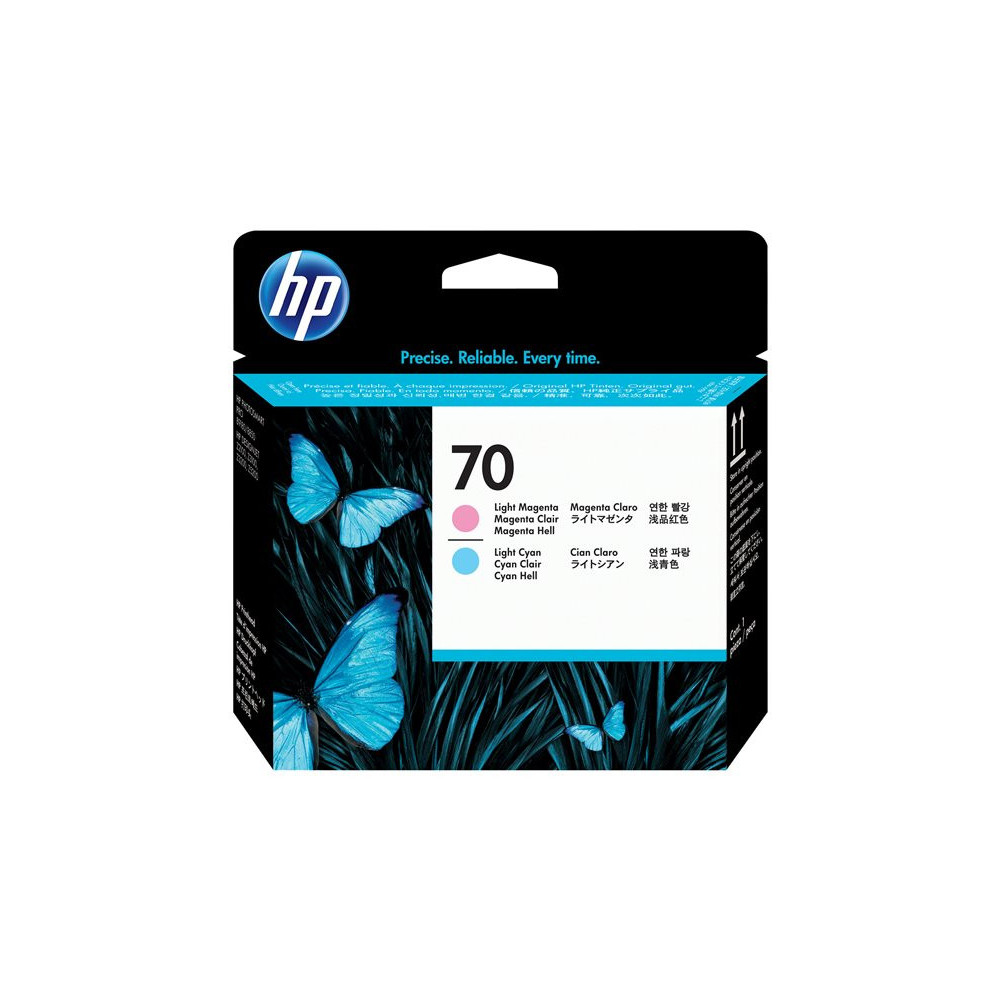 HP 70 original printhead C9405A light magenta and light cyan standard capacity 1-pack