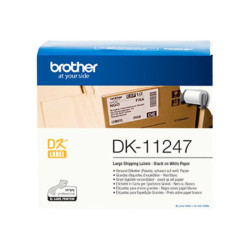 BROTHER Ruban DK label - Rouleau etiquettes adhesives 103,6 mm x 164,3 mm 180 unites/rouleau