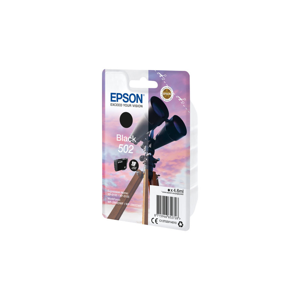 EPSON 4LB Singlepack Black 502 Ink