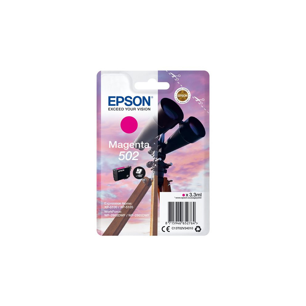 EPSON 1LB Singlepack Magenta 502 Ink
