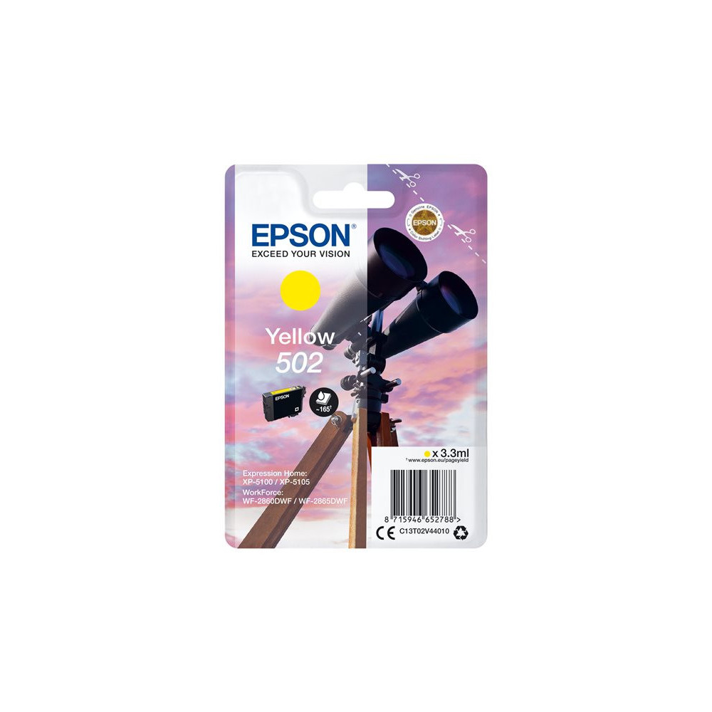 EPSON 1LB Singlepack Yellow 502 Ink