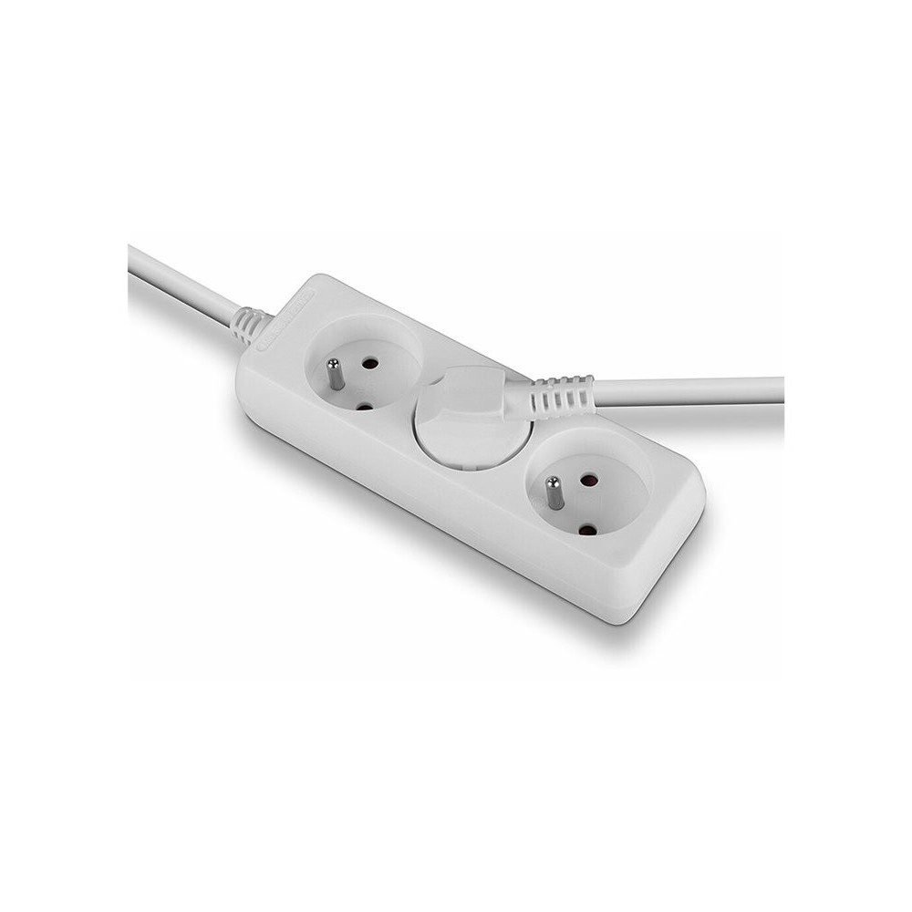 LINDY 3 way Mains Gang Socket FR France