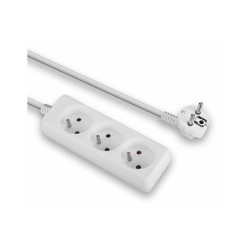 LINDY 3 way Mains Gang Socket FR France