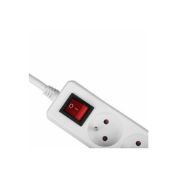 LINDY 3 way Mains Gang Socket with switch FR France