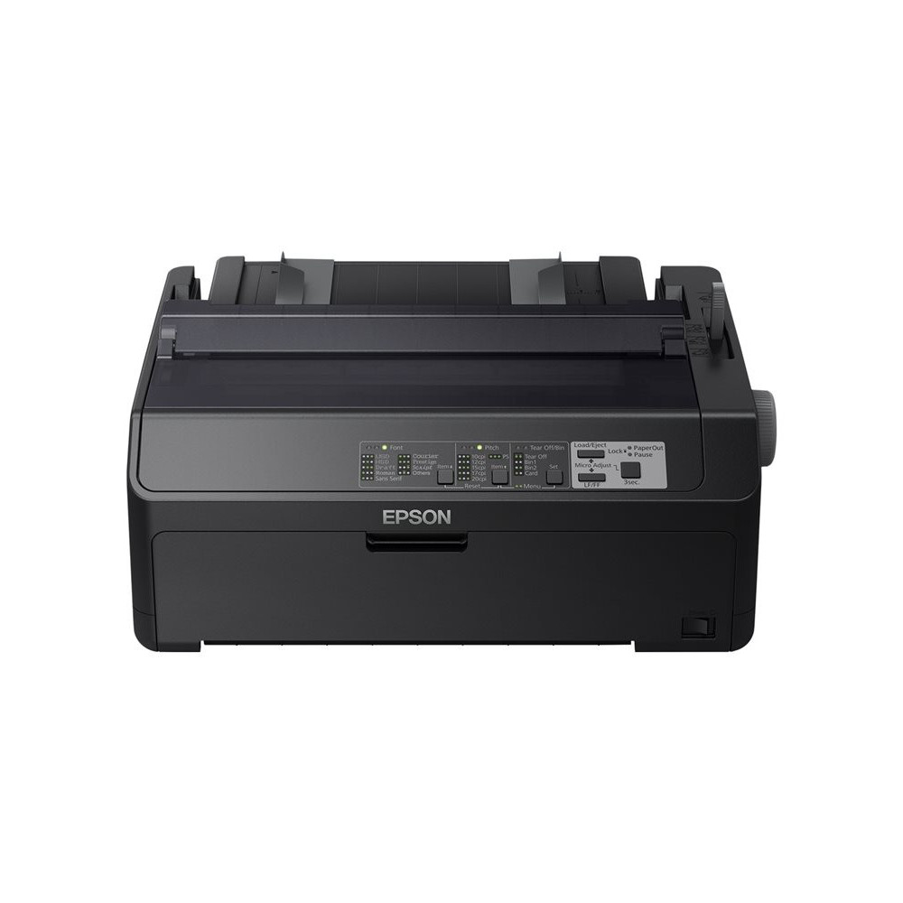 EPSON LQ 590IIN Printer Mono B/W dot-matrix Roll 21.6cm JIS B4 254mm width 360x180dpi 24 pin parallel USB 2.0 LAN serial