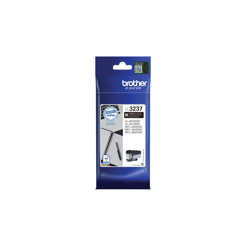 BROTHER LC-3237BK Black Ink 3000 pages