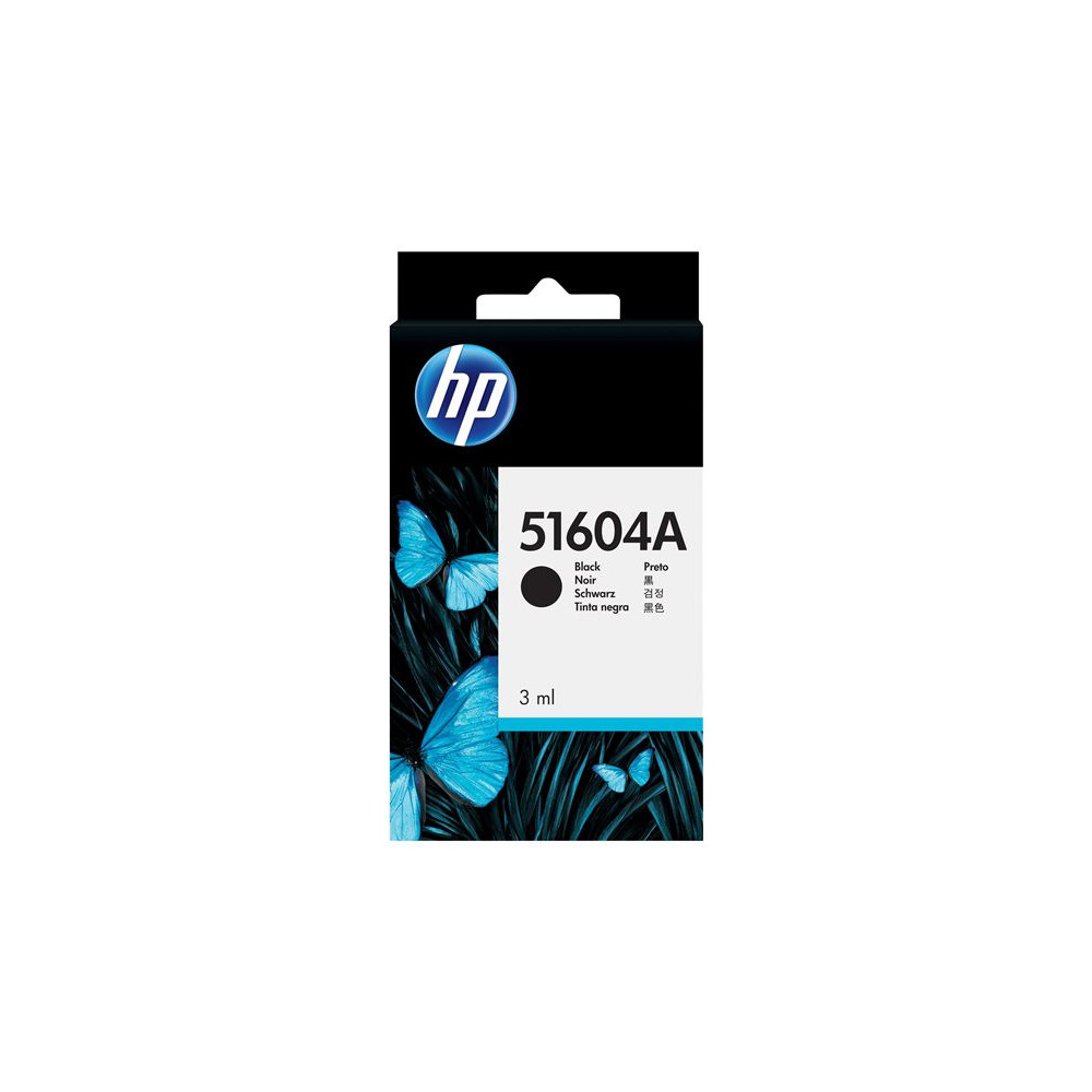 HP 51604A original Ink cartridge black standard capacity 750.000 characters 1-pack for ThInk cartridgejet and Quietjet printers