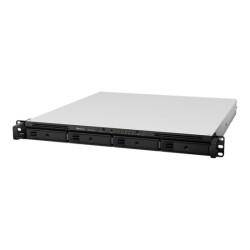 SYNOLOGY RS1619xs+ 4-Bay NAS-Rackmount Xeon quad-core 2.2GHz 8Go ECC RAM up to 64Go RJ-45 4x1GbE up to 10GbE 2x USB3