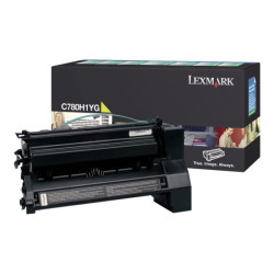 LEXMARK C782, X782e cartouche de toner jaune capacité standard 10.000 pages pack de 1 retour programme