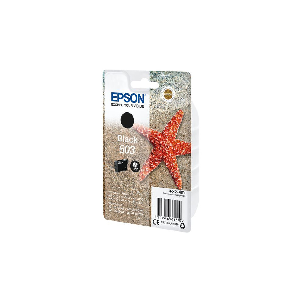 EPSON 4LB Singlepack Black 603 Ink w/s