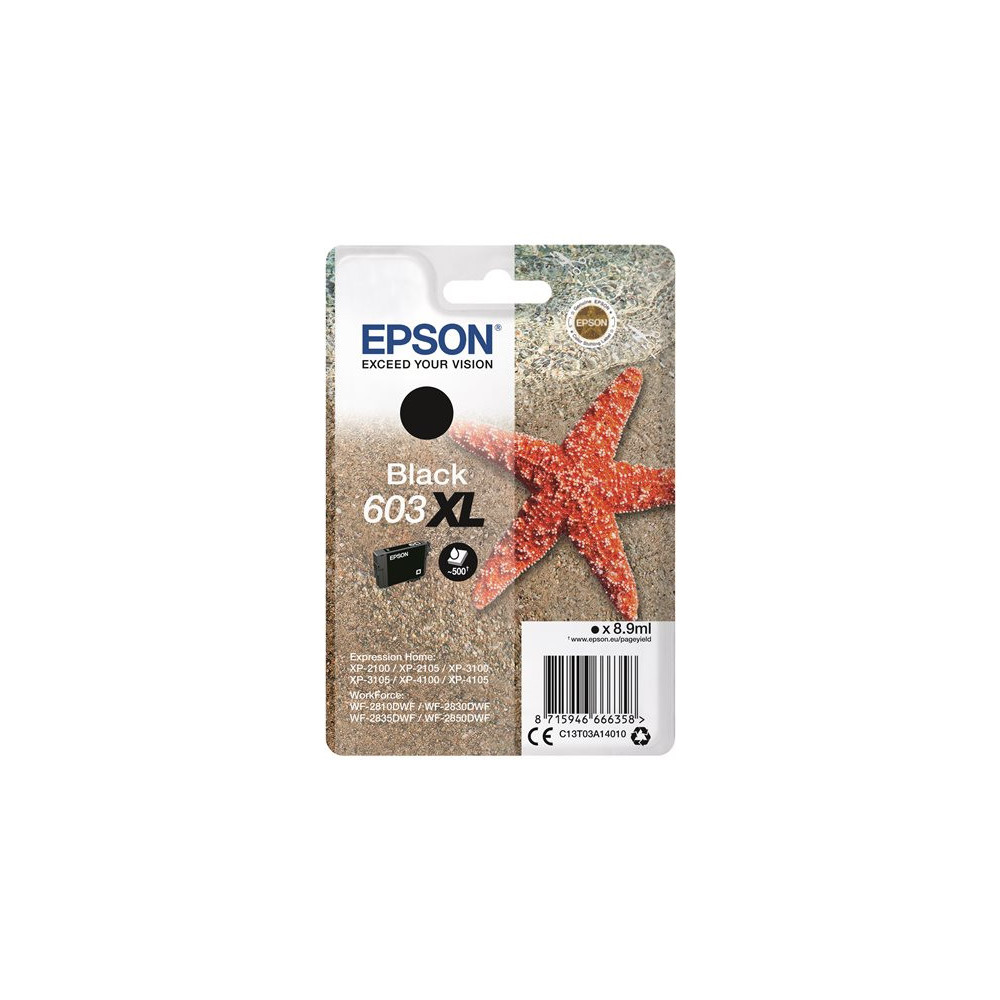 EPSON 4LB Singlepack Black 603XL Ink w/s