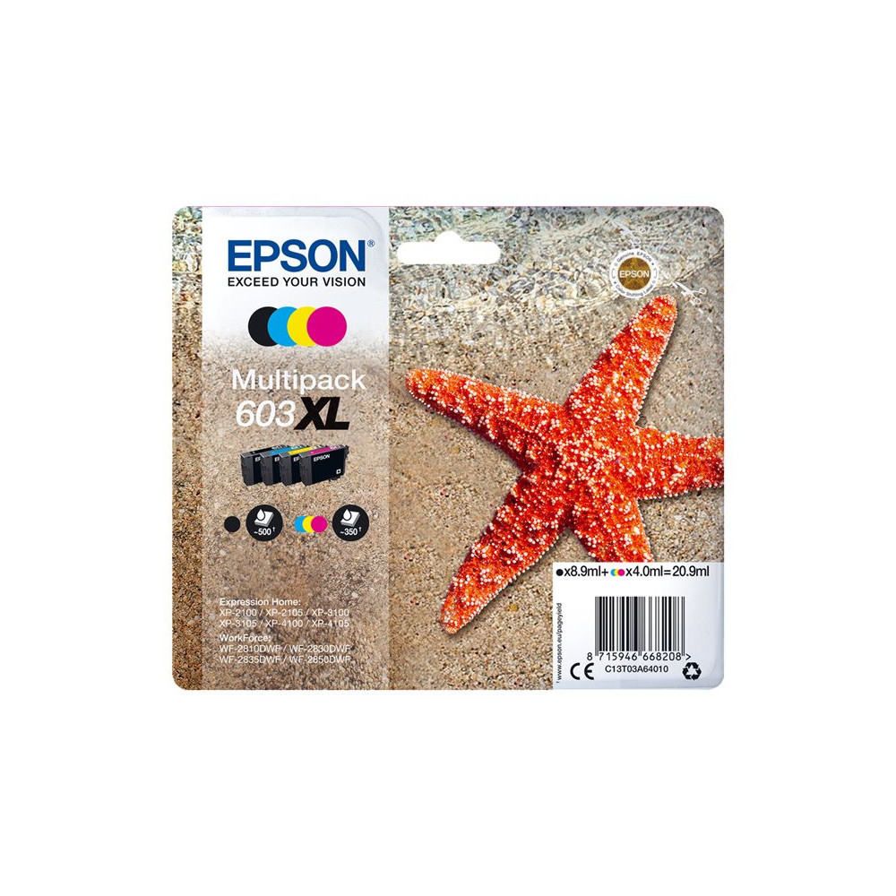 EPSON 1LB Multipack 4-colours 603XL Ink