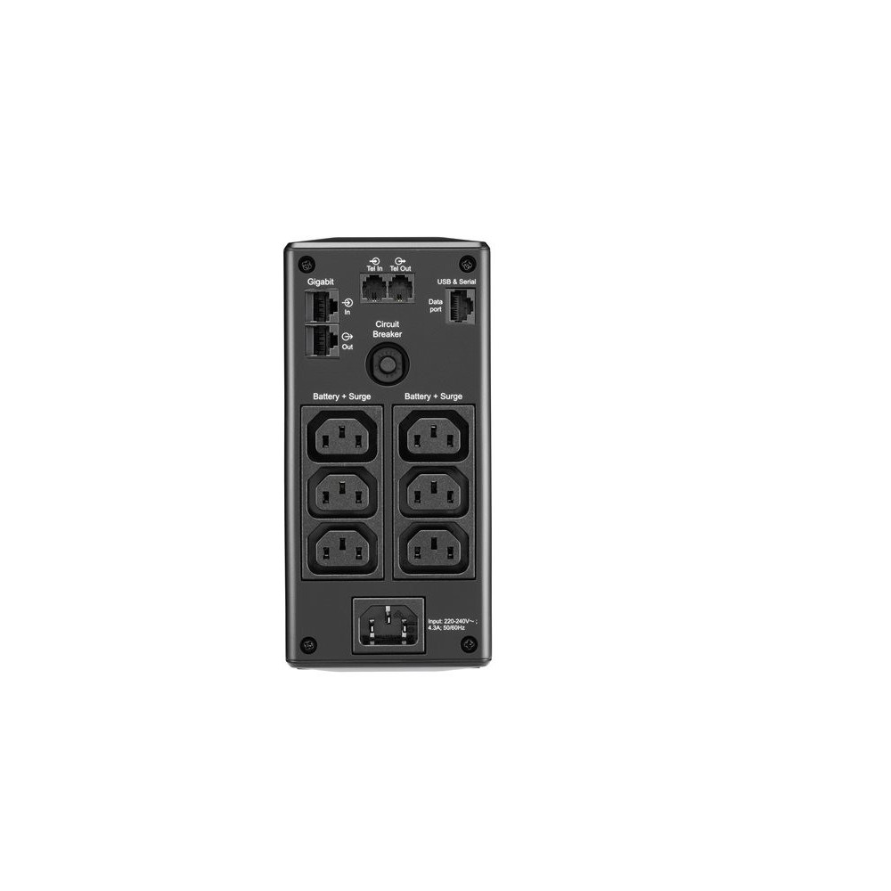 APC Back UPS Pro BR 900VA 6 Outlets AVR LCD Interface