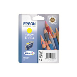 EPSON T0324 cartouche d encre jaune capacité standard 16ml 420 pages 1-pack blister sans alarme
