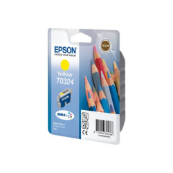 EPSON T0324 cartouche d encre jaune capacité standard 16ml 420 pages 1-pack blister sans alarme
