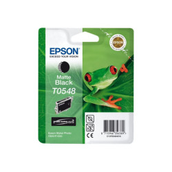 EPSON T0548 cartouche d encre noir mat capacité standard 13ml 550 pages 1-pack blister sans alarme