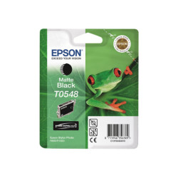 EPSON T0548 cartouche d encre noir mat capacité standard 13ml 550 pages 1-pack blister sans alarme